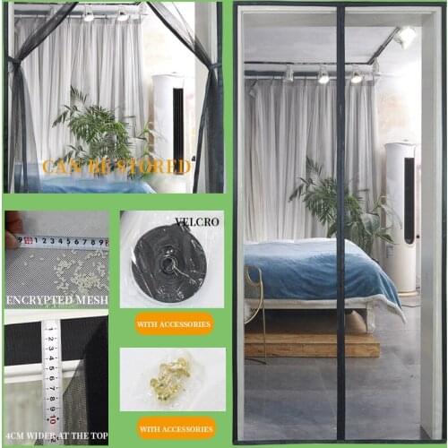 Anti Mosquito Nets Curtains for Doors Summer Anti Fly Bug Insect Magnetic Automatic Closing Screen Kitchen Mesh Door Curtains