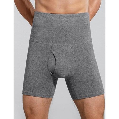 Mens Briefs High Waist Shorts Slim Seamless Boxer Tummy Control Shaping Shorts Men Body Shaper Slimming Shapewear