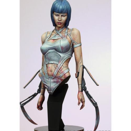 New Unassembled 1/12 ancient woman bust with short hair Resin Figure Unpainted Model Kit