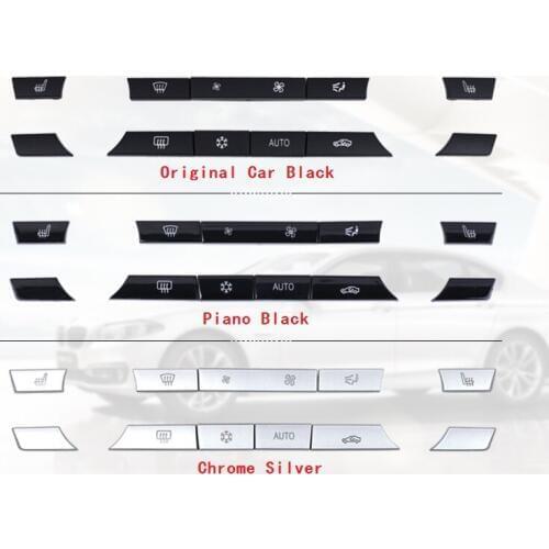New Style Button Key Caps A/C Heater Switch Kit for BMW F07 GT/F10/F11 F01/F02 Auto Replacement Parts Car Switches High Quality