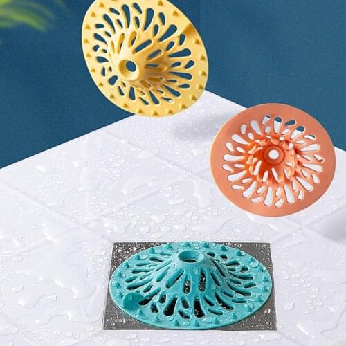 New Sink Filter Silicone Bathroom Deodorant Plug Sink Filter Hair Hook Drain Filter Bathroom Hair Extensions Hair ExtensionsNew