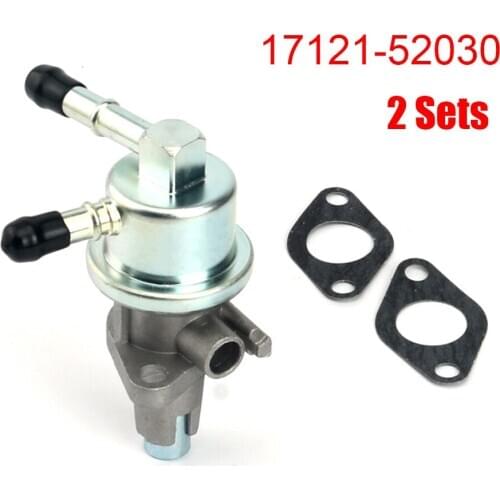 New 2 Sets Fuel Pump 17121-52030 1712152030 for Bobcat Skid-Steer Loader 753 763 S175 S185 S150 For Kubota High Quality