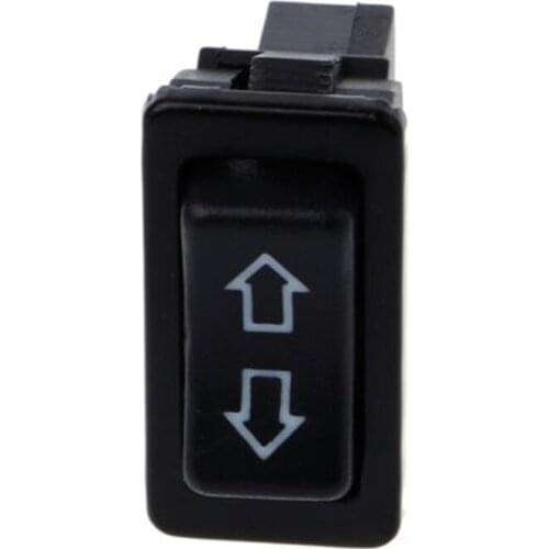 1pc Parts Universal Black Plastic Direct Current 12V 20A Auto Car Power Window Switch 5pins