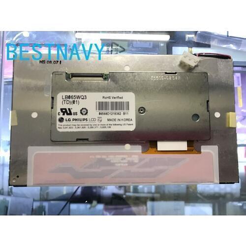 Free post LB065WQ3-TD02 6.5" TFT LCD Display Screen LB065WQ3 (TD) (02) LCD Panel For Car GPS/DVD Navigation LB065WQ3 TD 02
