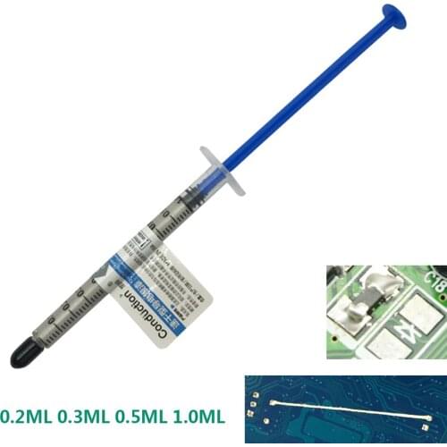 Conductive Adhesive Glue Silver Glue Paste for PCB Repair Conduction Paint Connectors Board Wire Electrically 0.2/0.3/0.5/1.0ML