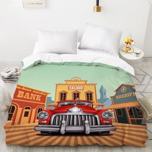 Car Cartoon Kids Duvet cover Quilt/Blanket/Comfortable Case Bedding for children baby girls 140x200 240x220 for Home BANK