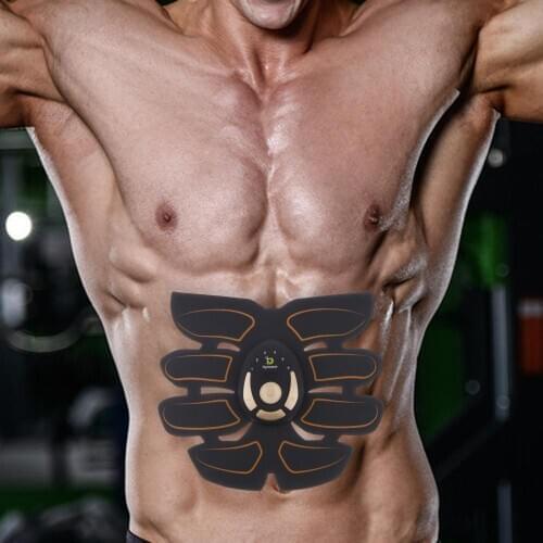 Abdominal Muscle Stimulator Trainer EMS Abs Weight Loss Fitness Equipment Training Electrostimulator Toner Exercise Sport Kit