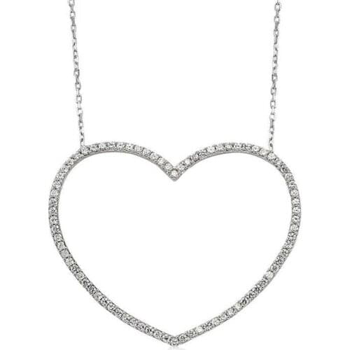 Tevuli 925 Sterling Silver Heart Women Necklace