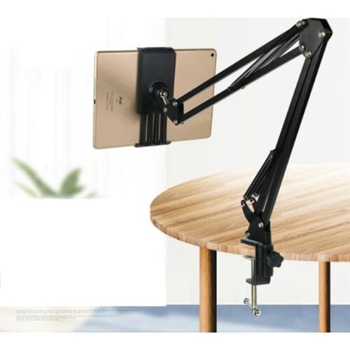 Rotatable Mobile phone Tablet Holder Stand For iPad Mini Air Samsung 360 Degree Long Arm Lazy Bed Desk Tablet Mount Support