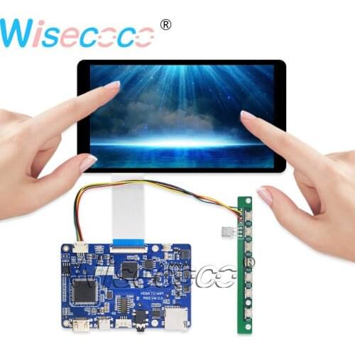 Wisecoco 5.5" 1920*1080 CG-Silicon LCM Screen IPS Landscape type Display Multi-touch digitizer + MIPI Type-C SD Driver Board