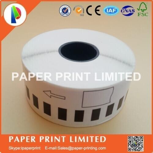 1 Roll Brother DK-22214 Label Compatible Etiketten 12mm*30.48M Continuous for QL570 QL700 Thermal Label
