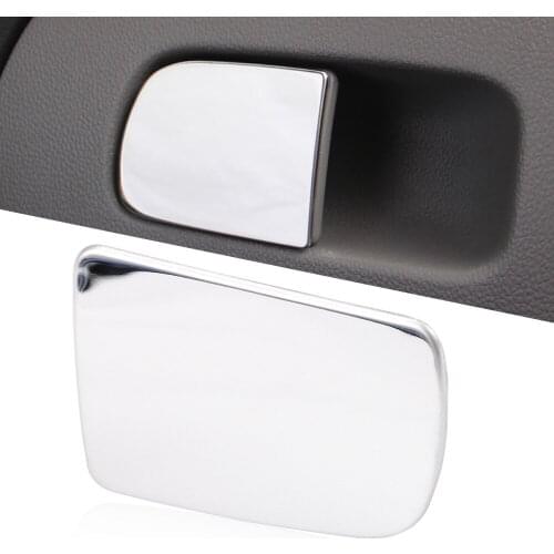 1pcs Stainless Glove Box Handle Decorative Cover Trim For VW skoda octavia a7 2015 2016