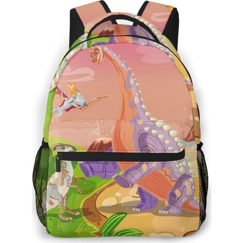 2021 Backpack Women Shoulder Bag Cute Dinosaur Fashion School Bag For Teenage Girl Backpacks Travel Bag