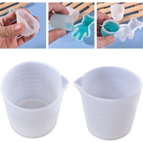 30ML Silicone Measuring Cup Handmade DIY Jewelry Making Tools Crystal Epoxy Resin Mixed Measure Accessories