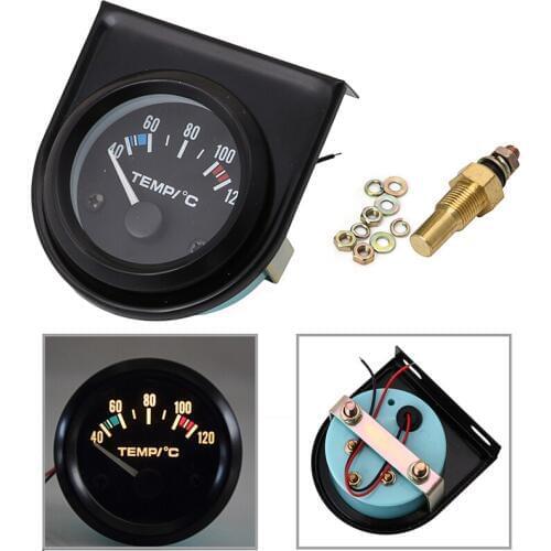 52mm Black Car Auto Digital LED Water Temp Temperature Gauge Kit 40-120New for car accessories