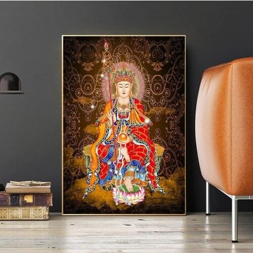 5D Diamond Painting Full Square Round Religious buddha Cross Stitch Diamond Embroidery Rhinestones Art Mosaic Kits Wall Decor