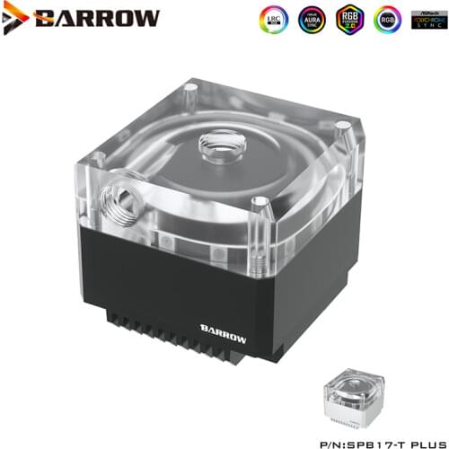 Barrow Water Cooling PWM Pump 17w For Distro Plate Board Professional Used By CRZF-SDB,LLO11-SDB 5/6 Meters Lift ,SPB17-T PLUS