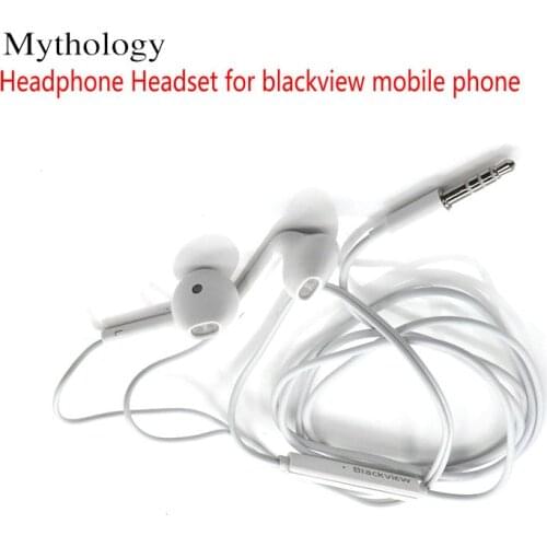 Earphone Headset for Blackview BV6000 BV6000S BV7000 Original Headphone 3.5mm Jack for BV5800 BV5900 BV5500 A60 Pro BV5500 Plus