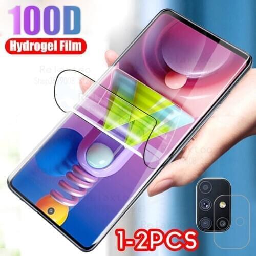 For Samsung Galaxy M51 hydrogel film camera lens screen protector for Samsung Galax M51 M 51 51M samsun M51 protective film glas