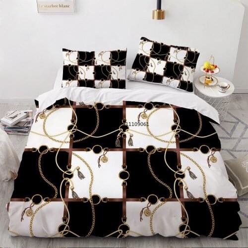 Home Texitle 3D Bedding Sets Geometric Baroque Duvet Quilt Cover Set Comforter Bed Linen Pillowcase King Queen Full 265x230cm