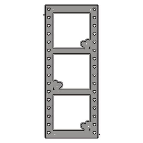 Metal Cutting Dies Rectangle 4 Stencils for DIY Scrapbooking Decorative Embossing DIY Paper Cards