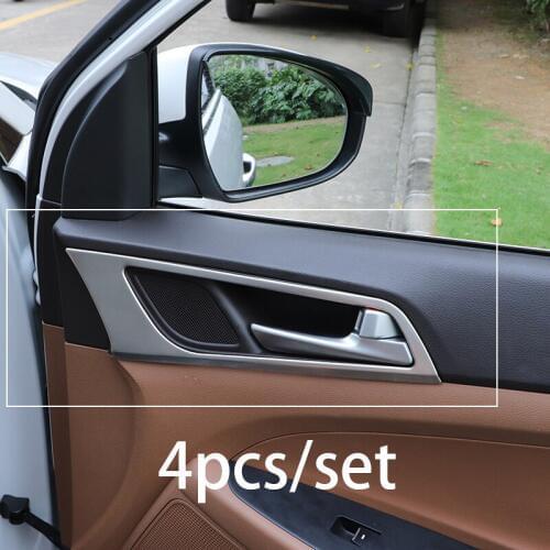Excellent Stainless Steel Door Handle Bowl Cover Covers Interior Decoration Trim For Hyundai Tucson 3th Accessories Car styling