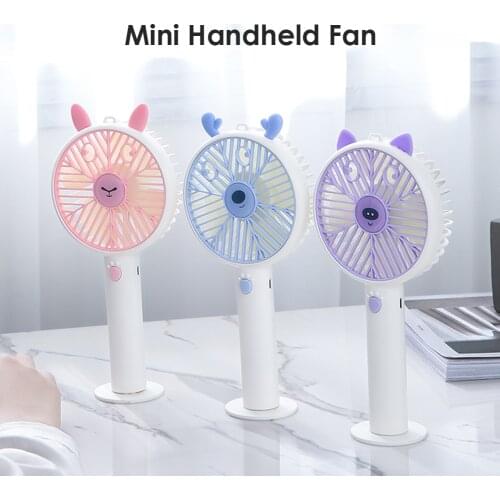 Mini Handheld Desk Fan With Sweet Fume&Adjustable speed for Home And Travel Cooler Mini Fan Handy Small Desk Desktop USB