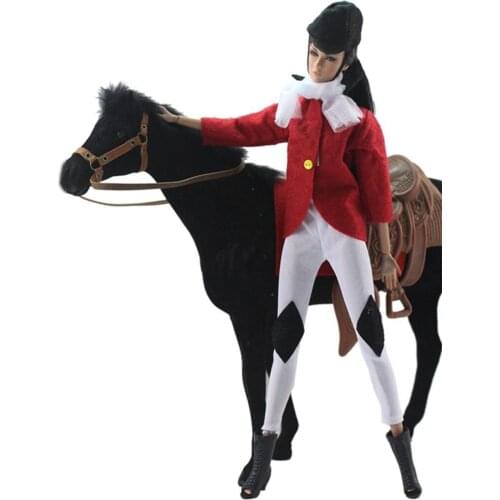 Cool 12in Girl Doll Equestrian Set Dolls Party Outfits DIY Kids Toys