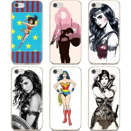 For Huawei Nova 2 2i 3 3i Y3 Y5 Y6 Y7 Y9 Prime 2015 2016 2017 2018 2019 TV-wonder-woman-DC-comic Silicone Phone Shell Case