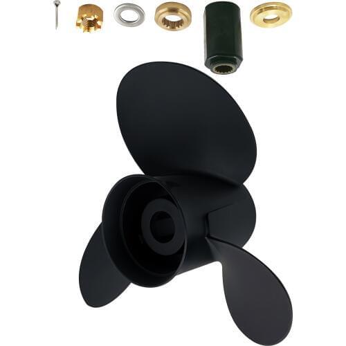 14x13 for Tohatsu 60-140hp 15 teeth spline Interchangeable hub send with hub kits boat accessories marine aluminium propellers