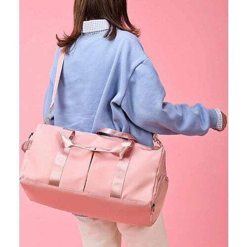 1pcs Outdoor Large Travel Bag Waterproof Nylon Material Men and Women Training Fitness Travel Handbag Carry-on Luggage Bag