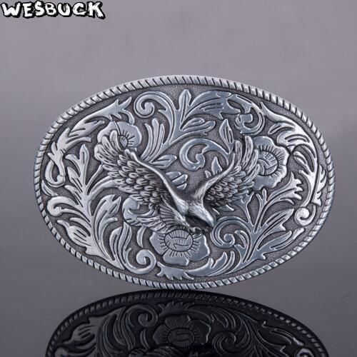 WesBuck Brand New Western Flying Eagle Belt Buckle Fashion Belt Buckle For Mens Accessories 5PCS MOQ