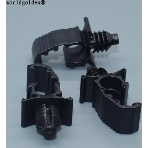 Worldgolden 100pcs auto fasteners Hose Clip