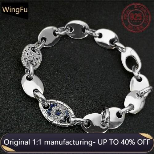 S925 Bracelet Green Evil Eye 1:1 Bracelet Women Luxury Brand Monaco Jewelry Valentines Day Gift