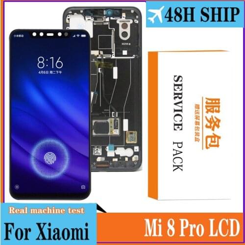 6.21'' For Xiaomi Mi 8 Pro LCD Display Screen Touch Digitizer Assembly for Mi 8 Explore Multi touch Repair Parts LCD