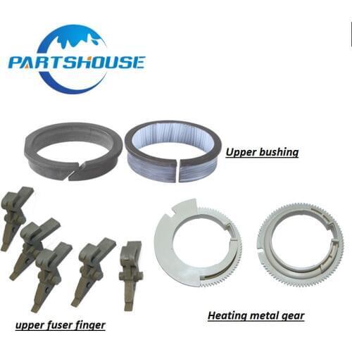 1Sets New Fuser gear set kit for Canon iR8085 8095 8105 8285 8205 8295 6055 6065 6075 6255 6265 6275 upper bushing+finger+gear