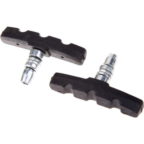 1 Pair Cycling Bicycle Bike Brake Pad MTB Mountain V-Brake Pads Holder Shoes Blocks MTB Road Mute Bike Brake Pads