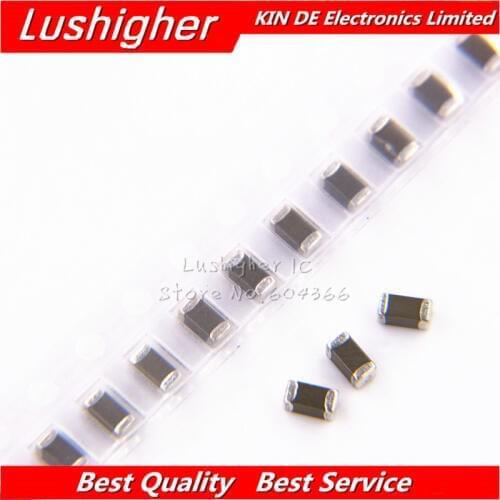 100pcs 1206 100pF 101K 10P 15P 22P 33P 47P 100P 150P 220P 330P 470P 1NF 2.2NF 250V X7R Error 10% SMD Ceramic Capacitor MLCC