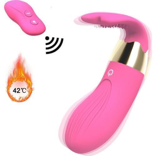 12 Frequency Heating Dildo Vibrator Wireless Remote Wearable Invisible G Spot Massager Vibrators Sex Toys for Women Masturbation