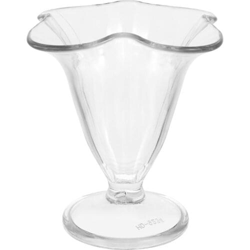 200ml Ice Cream Cup Plastic Fruit Dessert Serving Bowl Jelly Yogurt Mousses Baking Cup Food Container Kitchen Tableware