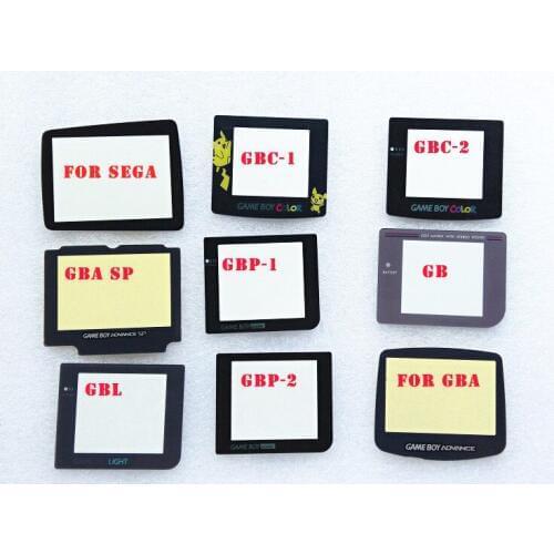 25Pcs/Lot Screen Lens For Gameboy For GBC GBASP/GBL/GBP/GB/GBA Glass Screen Protector