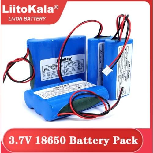 3.7V 18650 Lithium Battery Pack 1S2600mAh 5200mAh Fishing LED Light Bluetooth Speaker 4.2V Emergency DIY batteries+ Protection