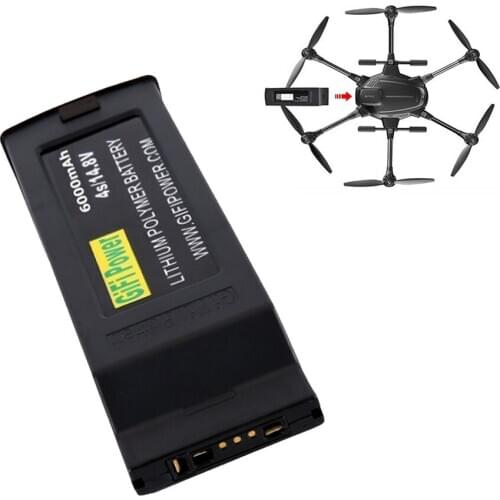 RC Drone Battery 4S Full 6000mAh / 6400mah 14.8V Replacement LiPo Battery for Yuneec Typhoon H H+ Drone RC Quadcopter