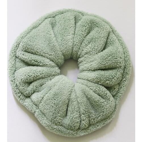 Oversize Velvet Scrunchies Towel Elastic Hair Bands For Women Girls Ponytail Holder Hair Rubber Band Headband Hair Accessories