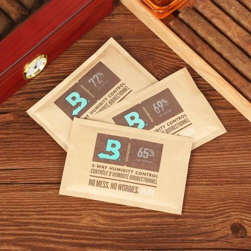 Boveda 1 Pc Cigar Moisture Pack Professional Cigar Moisturizing Package Pocket Cigar Humidifier Bag Slices For Humidor