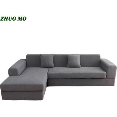 ZHUO MO Solid color stretch sofa cover for Living Room Universal Elastic seat couch covers for home Funiture Towel slipcovers