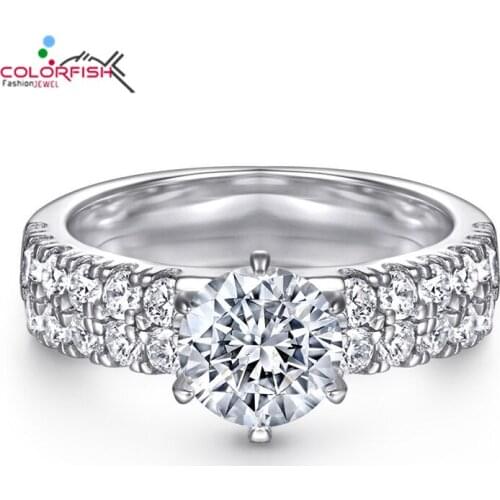 COLORFISH Rings With Diamonds