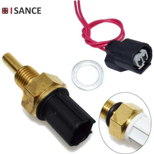 Coolant Temperature Sensor & Connector Plug For Honda Acura Civic 1.8L 2001 2002 2003 2004 2005 2006 2007 2008 2009 2010 2011