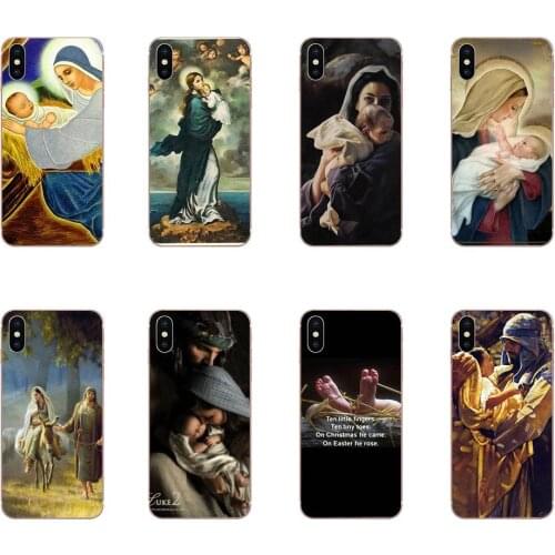 Virgin Mary Christian Christmas Jesus For LG G7 ThinQ G5 G6 K50 Q60 K40 K8 Q7 2018 2017 V40 V30 V20 V10 Soft TPU Case Protective