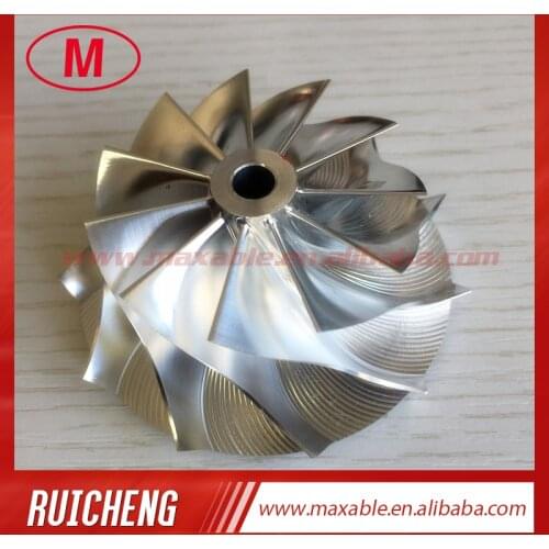 GT28 11+0 blades 48.30/63.00mm forward turbo billet/milling/aluminum 2618 compressor wheel for racing